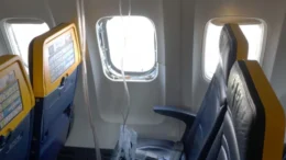 Engine Debris Shattered Ryanair Jet Window