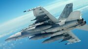 F/A-18F with GBU-75 Joint Direct Attack Munition Long Range (JDAM LR)