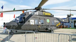 First NH90 TTH Swedish Air Force at the Paris Airshow 2005