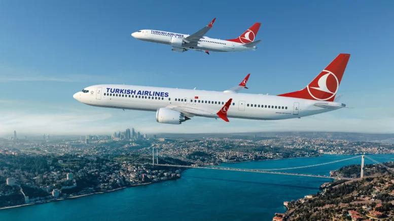Boeing and Turkish Airline -Finalize Order for up to 150 737 MAX Jets