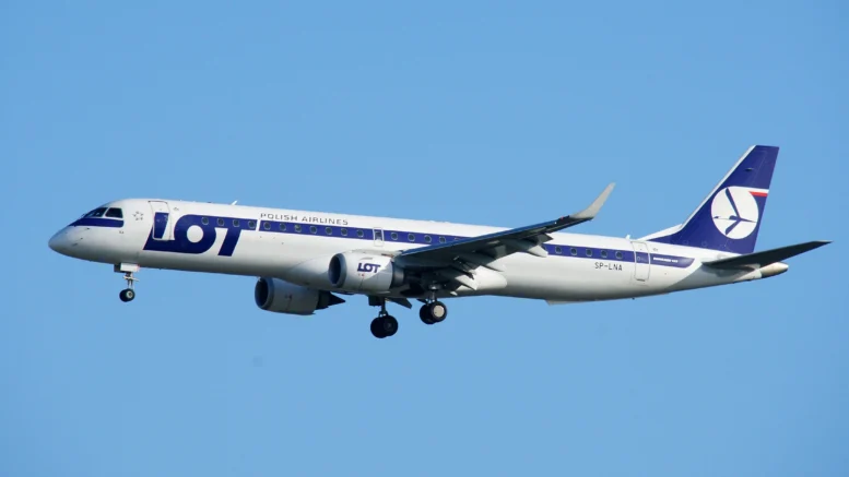Embraer 195LR SP-LNA LOT - Polish Airlines Polskie Linie Lotnicze