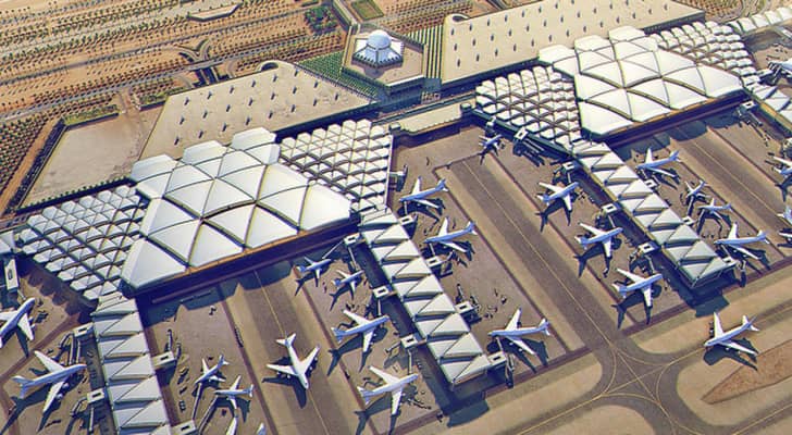 King Khalid International Airport in Riyadh, Saudi Arabia