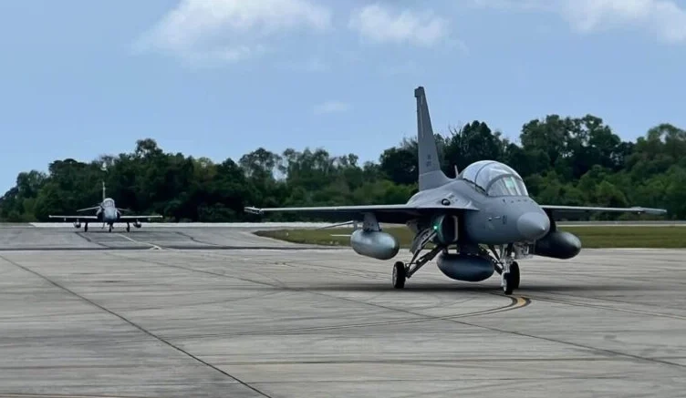 Royal Malaysian Air Force FA-50M light combat aircraft