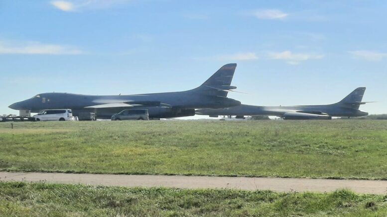 USAF B-1 Bombers at RAF Fairford